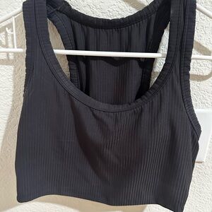 all in motion Black Ribbed Seamless Sports Bra